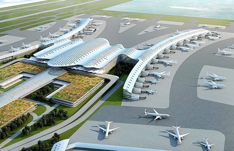 This is an artist’s rendition of the Bulacan airport