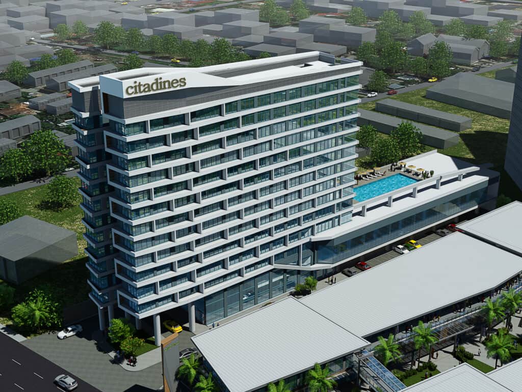 Citadines Bacolod City Aerial View