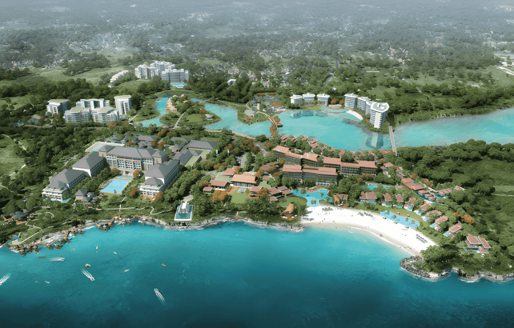 Proposed masterplan design for Eton's planned township in Mactan, Cebu