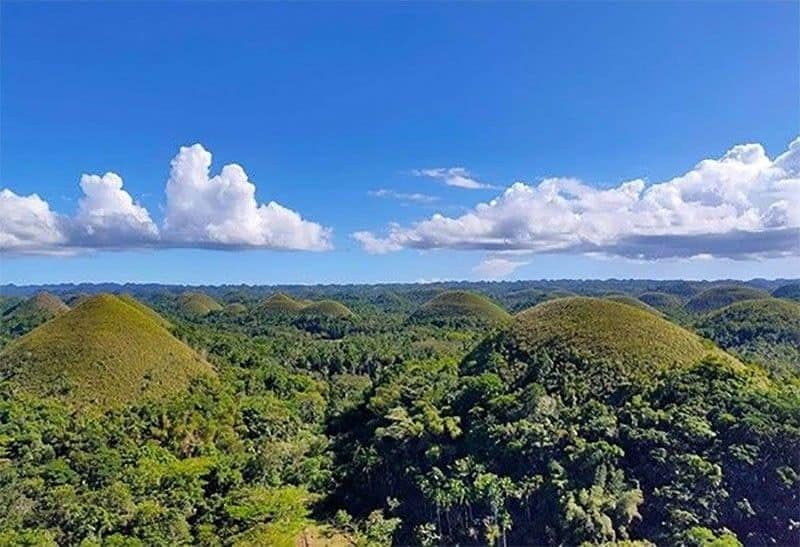 File photo shows Chocolate Hills in Bohol
