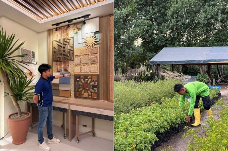 Acacia Estate's in-house fit-out center and botanical garden
