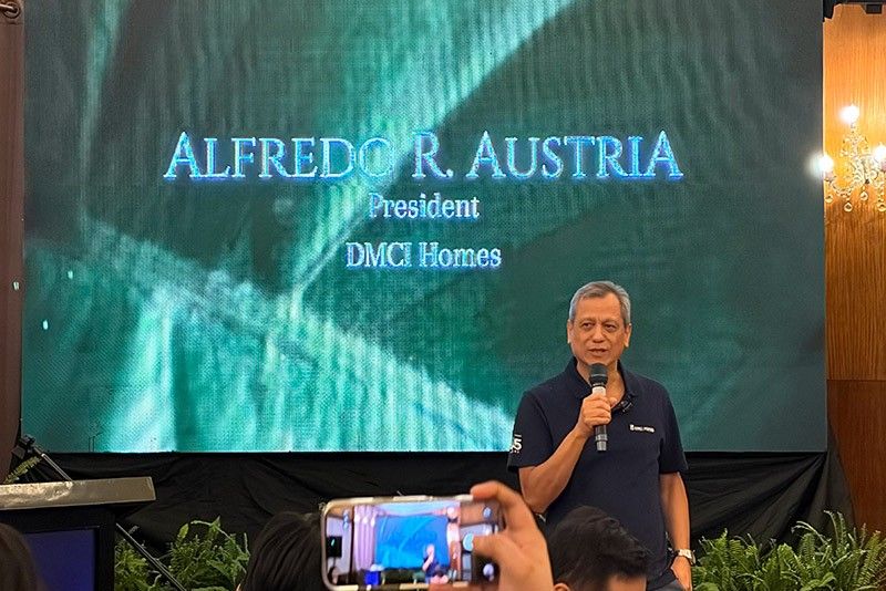 DMCI Homes President Alfredo Austria at a media briefing held last March 11 at Acacia Estates in Taguig City. 

