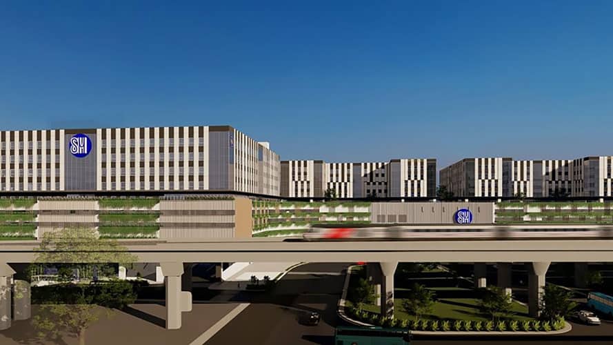 SM CLARK TOWERS integrates a future-ready workplace with an onsite transport hub for optimal accessibility. — SM OFFICES